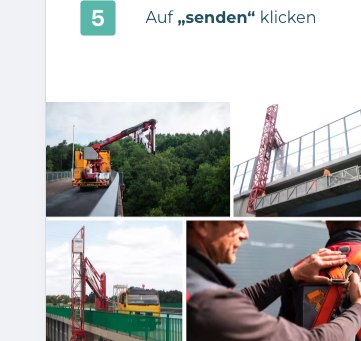 Beispiele für gutes Anzeigen-Material